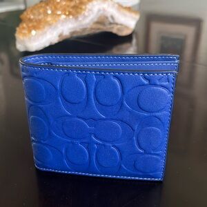 Coach 3in1 wallet - sport Blue (NWT)